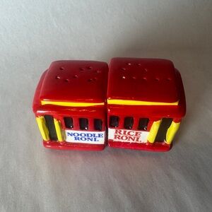 Vintage Salt and Pepper Shakers Rice a Roni Cable Car Vintage